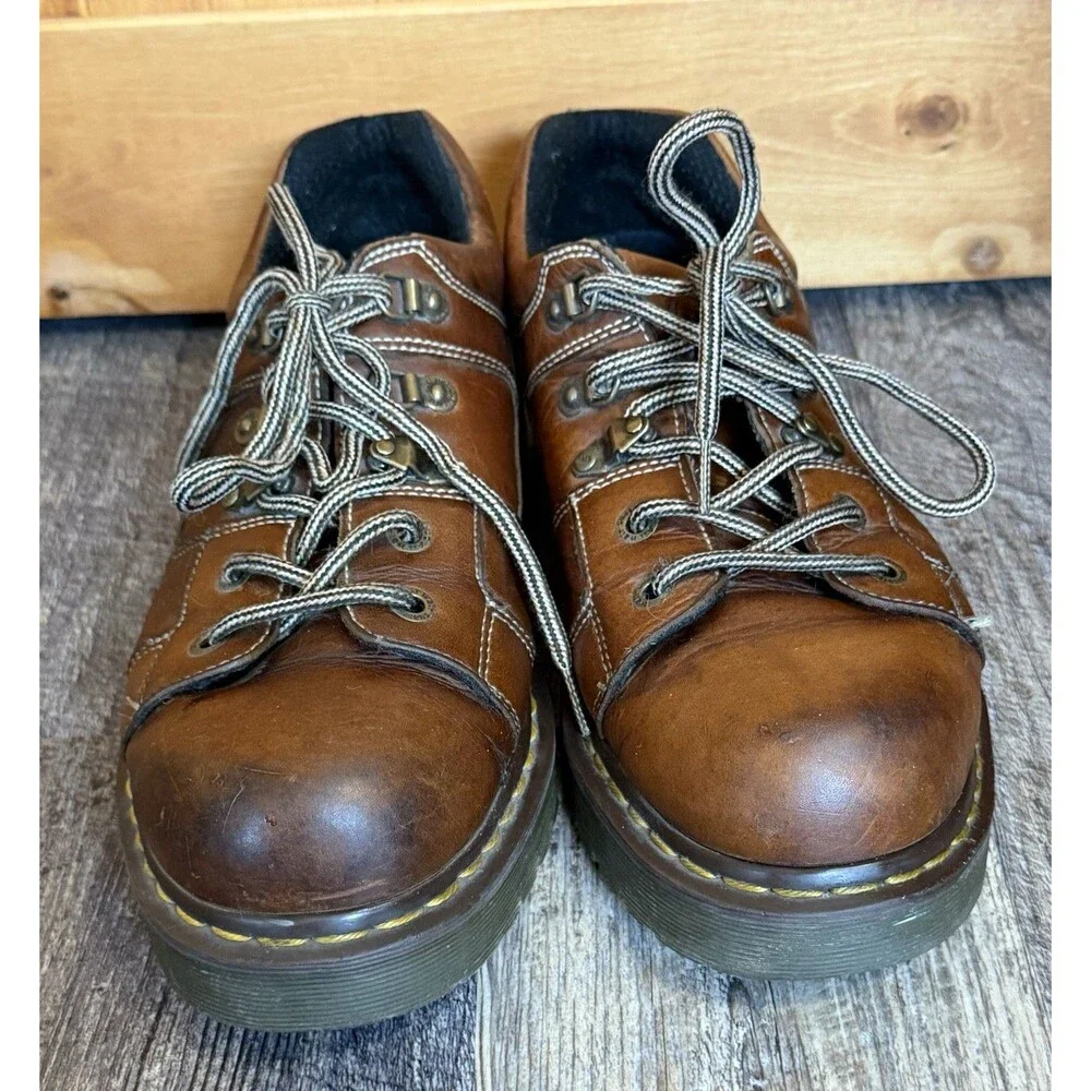 Vintage Doc Martens 8B68 Brown Leather Oxford Shoes Men’s US 12 EU 46 AirWair